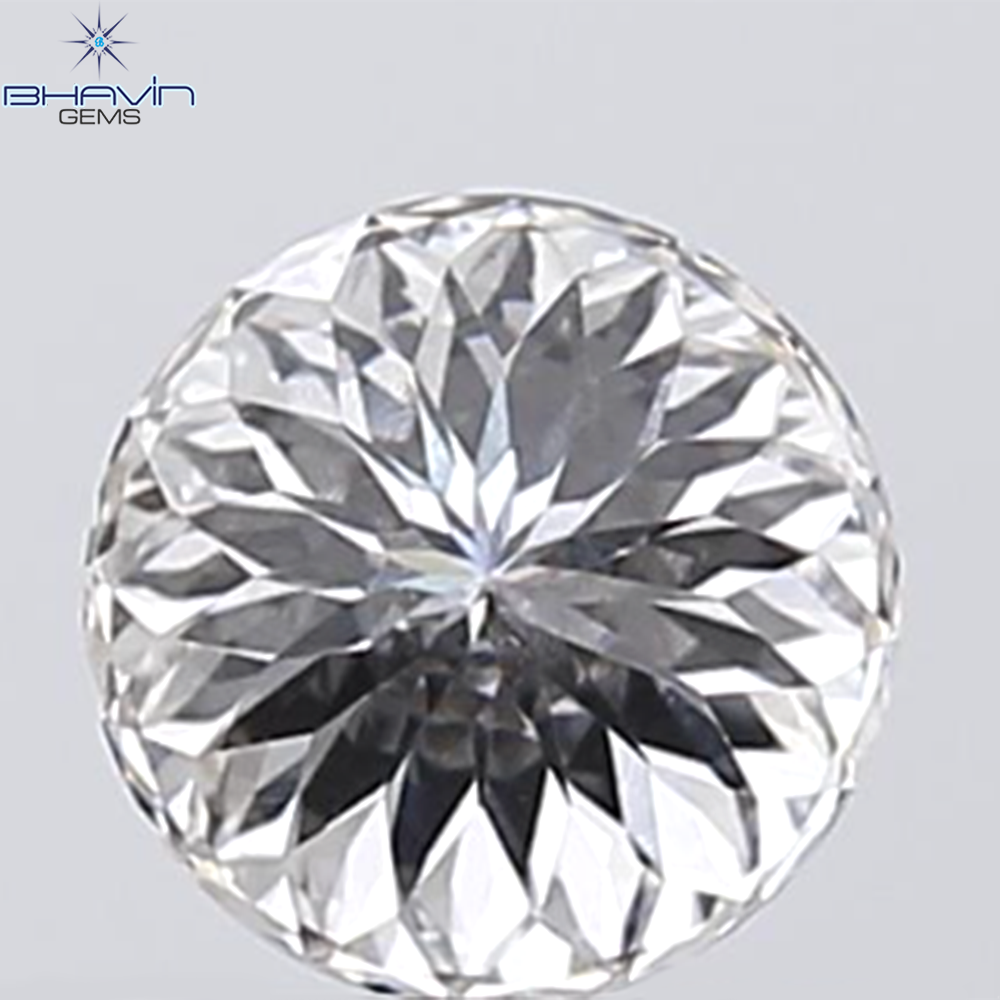 0.18 CT ラウンド ローズ カット シェイプ 天然ダイヤモンド ピンク色 I2 クラリティ (3.86 MM)