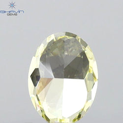 GIA Certified 0.70 CT Oval Shape Natural Diamond Yellow Color VS1 Clarity (6.05 MM)