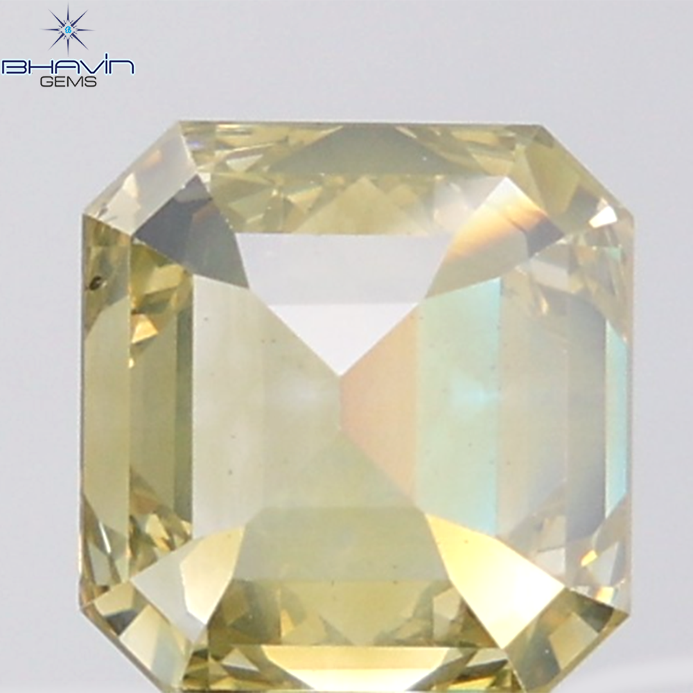 GIA認定 1.27 CT クッションダイヤモンド イエローカラー 天然ダイヤモンド VS1 クラリティ (5.97 MM)
