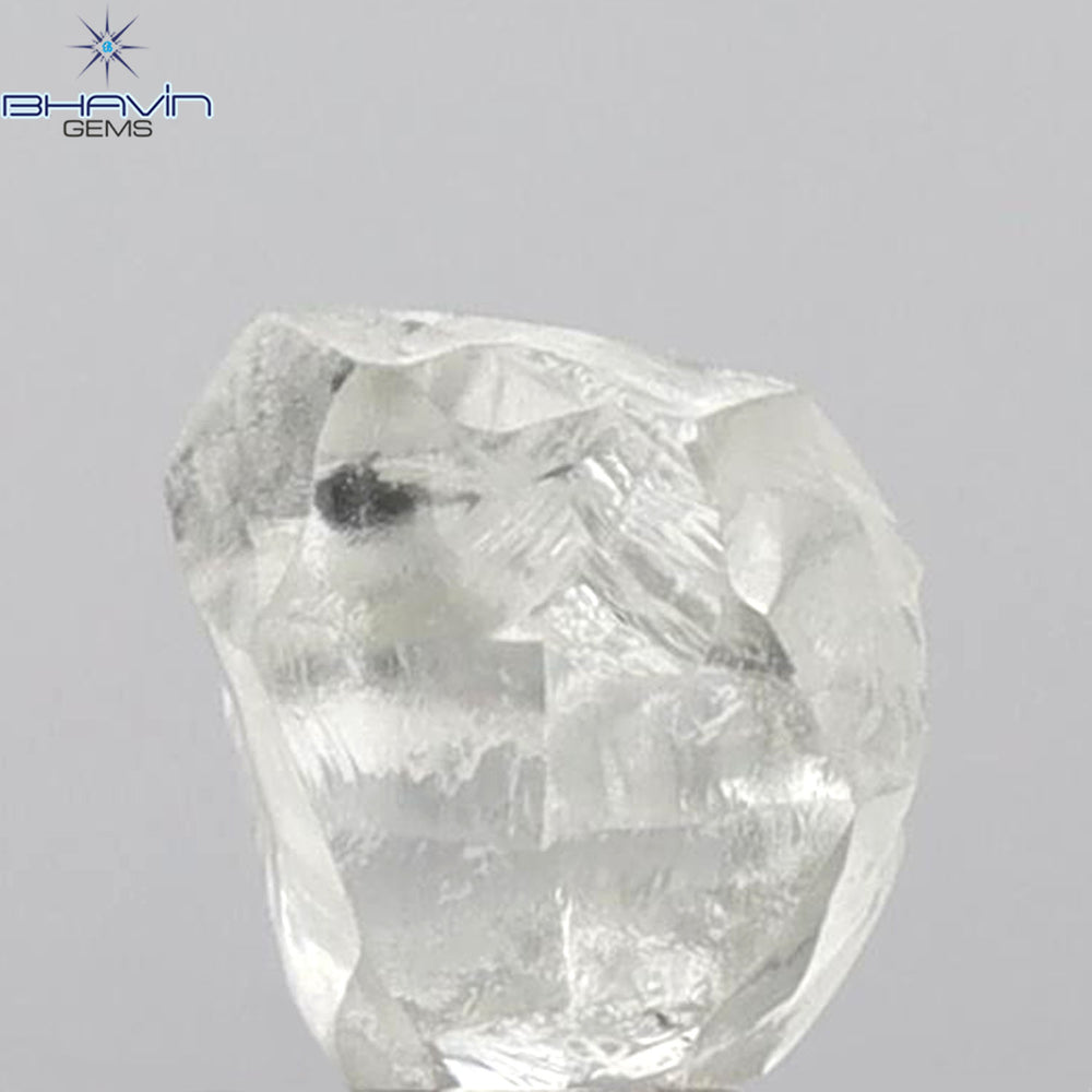 2.20 CT Rough Shape Natural Loose Diamond White (M) Color VS2 Clarity (7.50 MM)