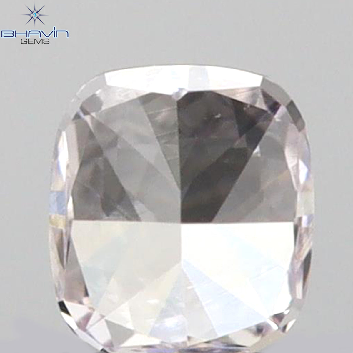 0.14 CT Natural Cushion Diamond Pink Color Clarity VS1 (3.14 MM)