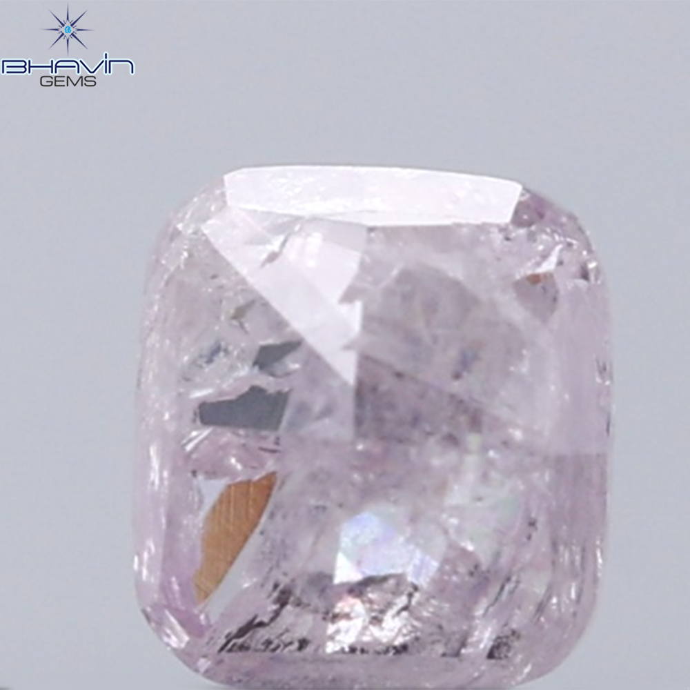 0.30 CT Radiant Diamond Natural Pink Color I3 Clarity (3.76 MM)