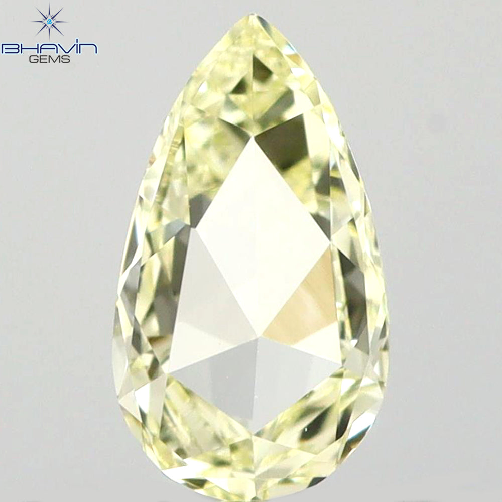 0.23 CT Pear Shape Natural Diamond White Color VS1 Clarity (6.27 MM)