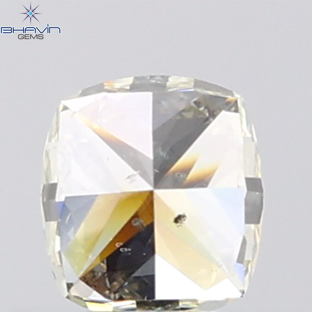 GIA認定 1.27 CT クッションダイヤモンド イエローカラー 天然ダイヤモンド VS1 クラリティ (5.97 MM)