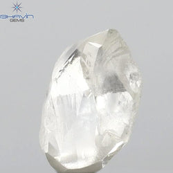 0.55 CT Rough Shape Natural Diamond White Color VS1 Clarity (5.56 MM)