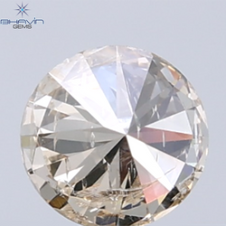 0.30 CT Natural Round Diamond Brown Color Clarity I1 (4.34 MM)