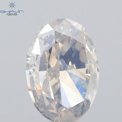 0.19 CT Oval Shape Natural Diamond White Color SI2 Clarity (3.88 MM)