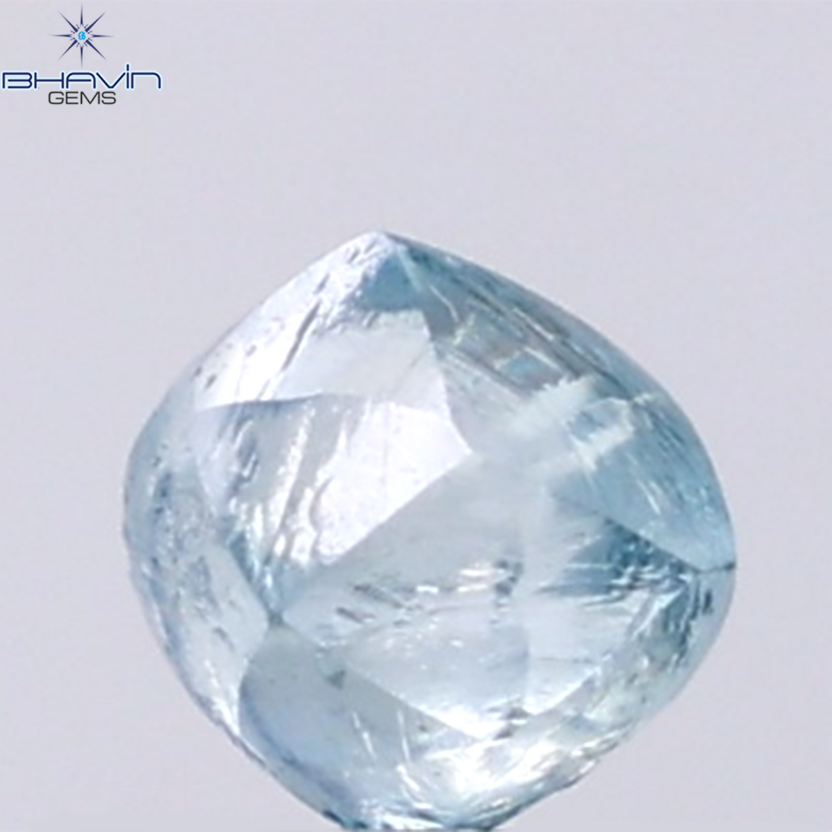 0.49 CT ラフシェイプ ナチュラル ダイヤモンド ピンク色 I3 クラリティ (4.90 MM)