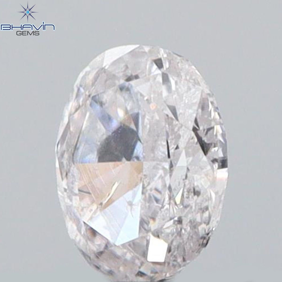 0.12 CT Natural Oval Diamond Pink Color Clarity SI1 (3.50 MM)
