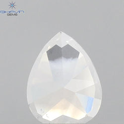 0.34 CT Pear Shape Natural Diamond White Color VS2 Clarity (4.60 MM)