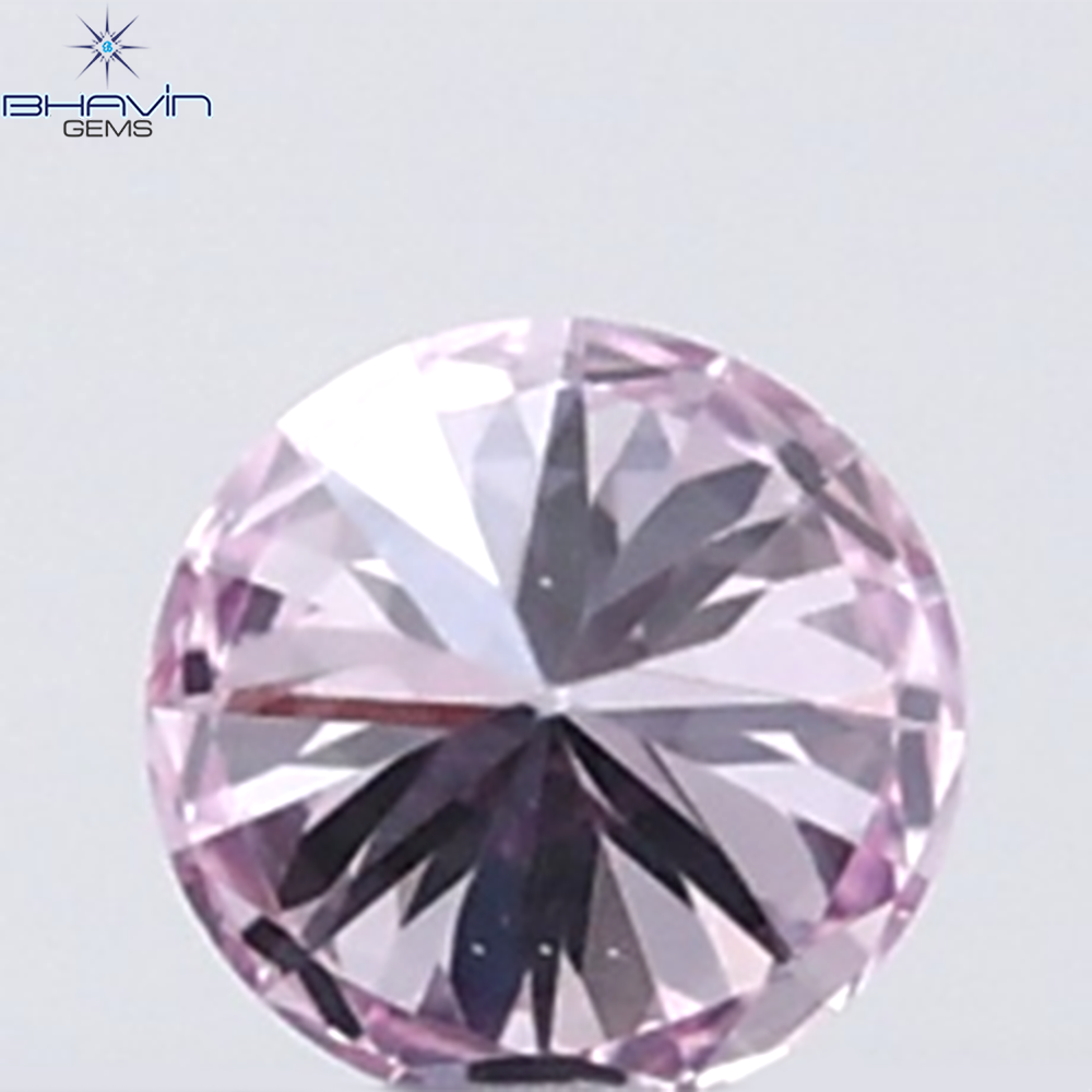 0.05 CT Round Natural Diamond Pink (Argyle) Color VS-SI Clarity
