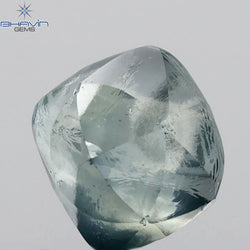 2.93 CT Natural Rough Diamond Enhanced Blue Color Clarity SI (7.97 MM)