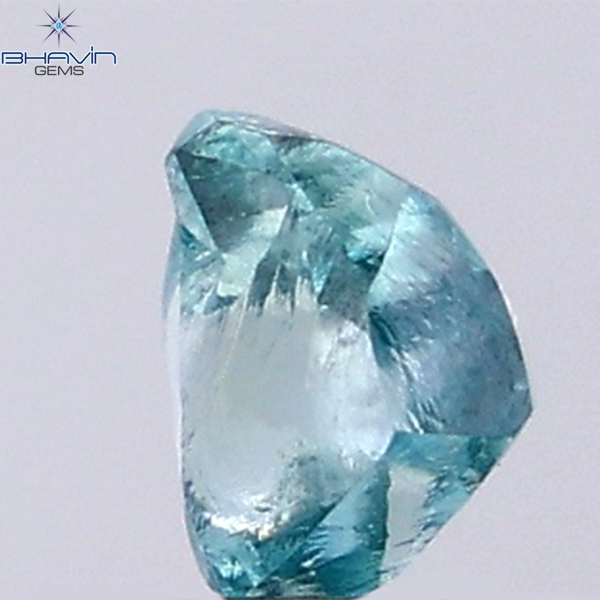 0.49 CT ラフシェイプ ナチュラル ダイヤモンド ピンク色 I3 クラリティ (4.90 MM)