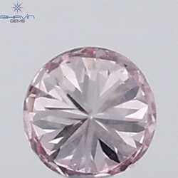 0.03 CT Round Natural Diamond Pink (Argyle) Color VS-SI Clarity