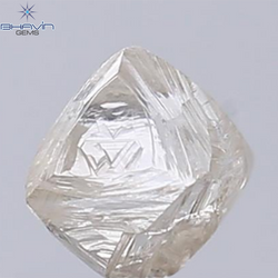 0.90 CT ラフ シェイプ ナチュラル ダイヤモンド ホワイト カラー VS1 クラリティ (5.95 MM)