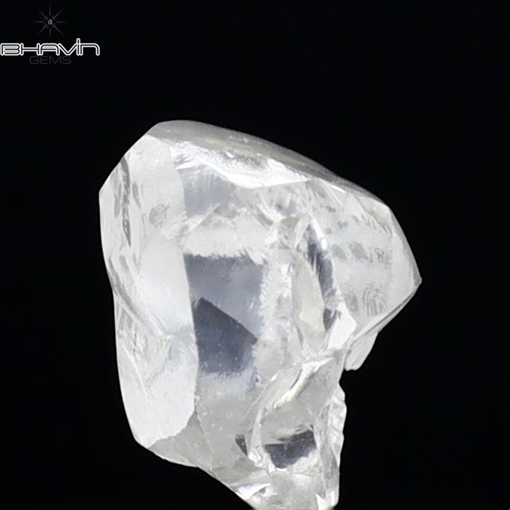 1.13 CT Rough Shape Natural Diamond White Color VS2 Clarity (6.64 MM)