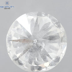 3.02 CT Round Shape Natural Loose Diamond White Color I2 Clarity (9.30 MM)