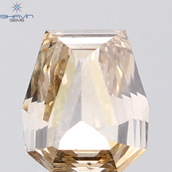 1.92 CT Coffin Cut Natural Brown Diamond SI Clarity (7.18 MM)
