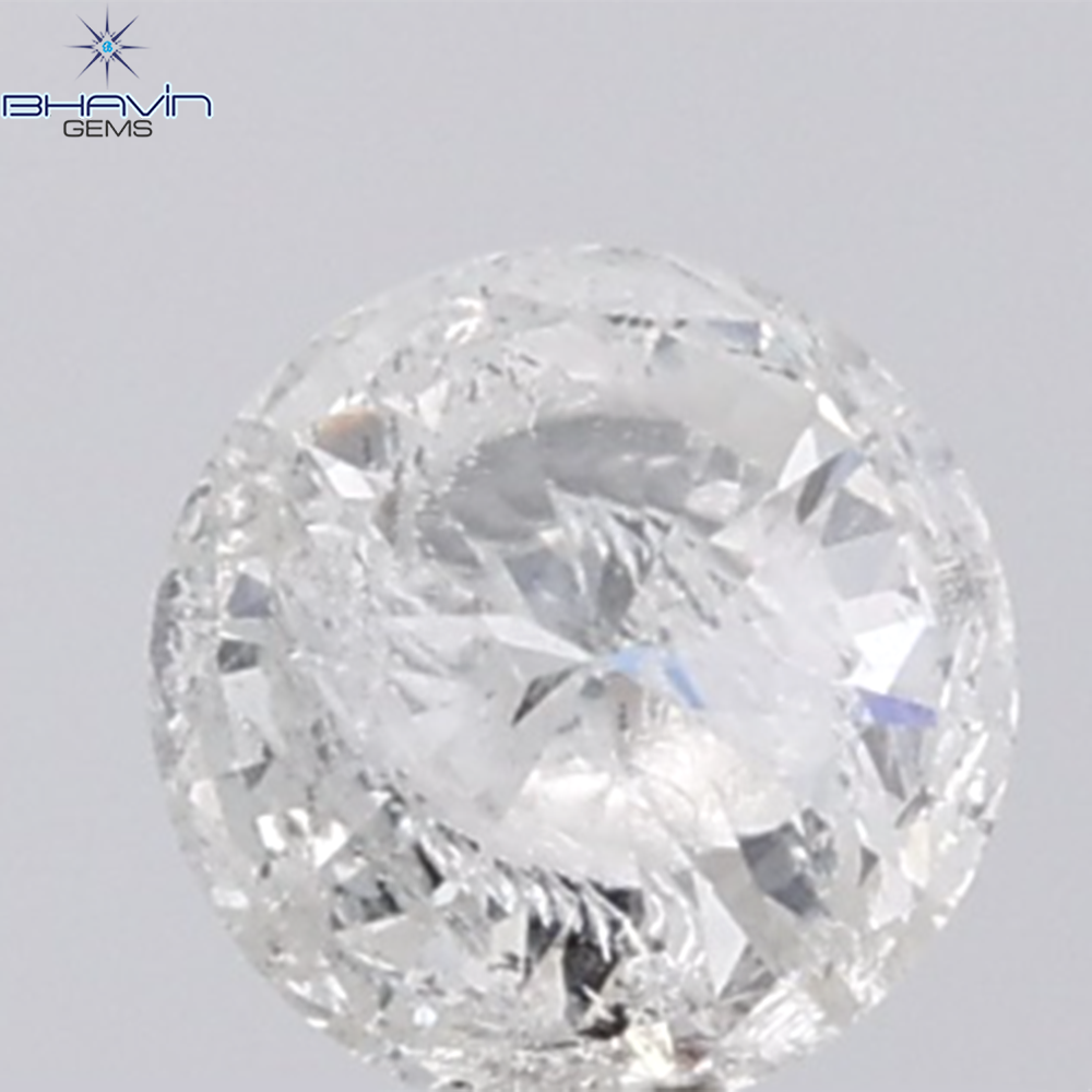 0.50 CT Round Shape Natural Diamond White Color I3 Clarity (5.04 MM)