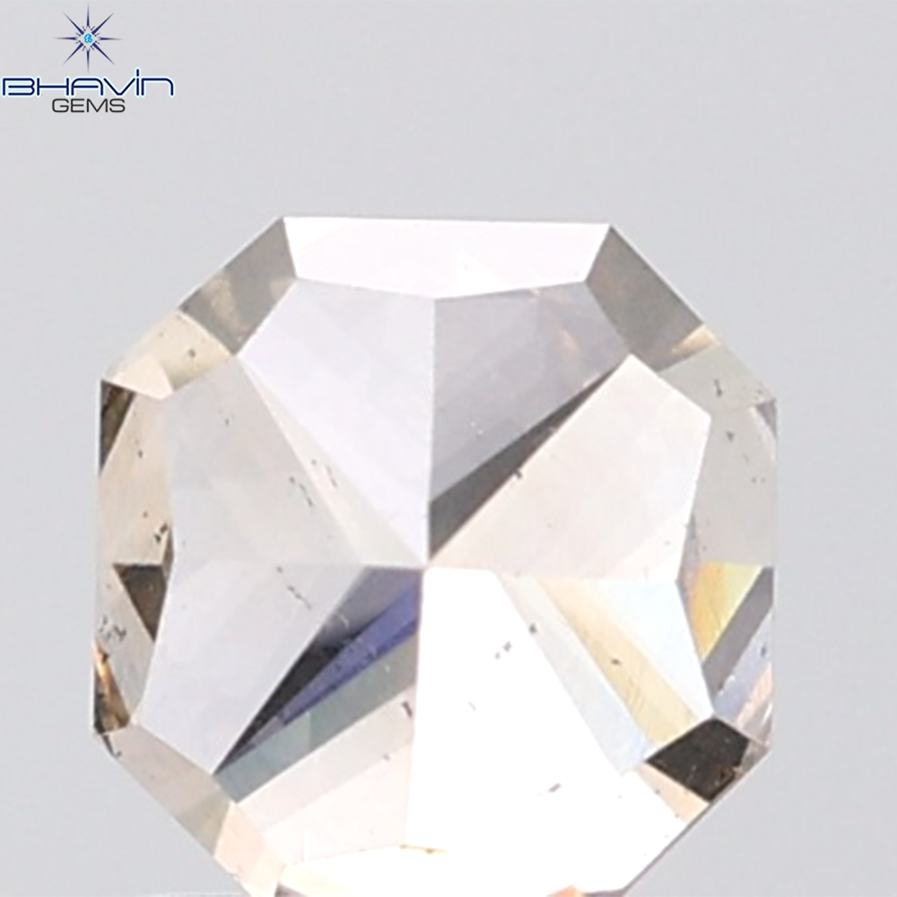 1.28 CT Radiant Natural Brown Diamond SI2 Clarity (5.87 MM)