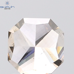 1.28 CT Radiant Natural Brown Diamond SI2 Clarity (5.87 MM)