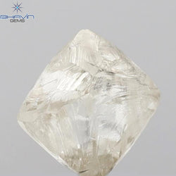 2.30 CT  Rough Shape Natural Diamond Yellow Color VS1 Clarity (7.52  MM)