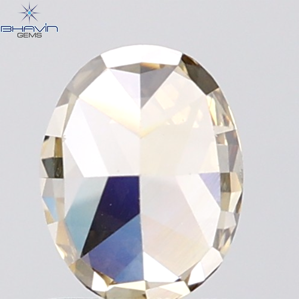 1.20 CT Oval Diamond Natural Brown Color VS1 Clarity (6.84 MM)