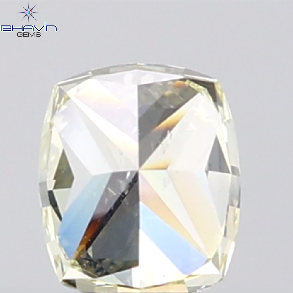 GIA認定 1.27 CT クッションダイヤモンド イエローカラー 天然ダイヤモンド VS1 クラリティ (5.97 MM)
