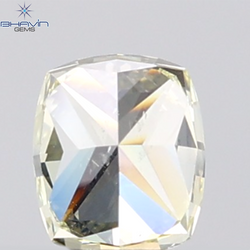 GIA認定 1.27 CT クッションダイヤモンド イエローカラー 天然ダイヤモンド VS1 クラリティ (5.97 MM)