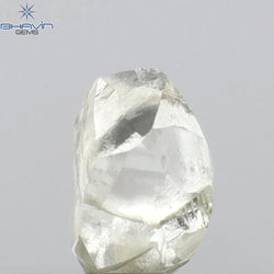0.51 CT Rough Shape Natural Diamond White Color VS1 Clarity (4.48 MM)