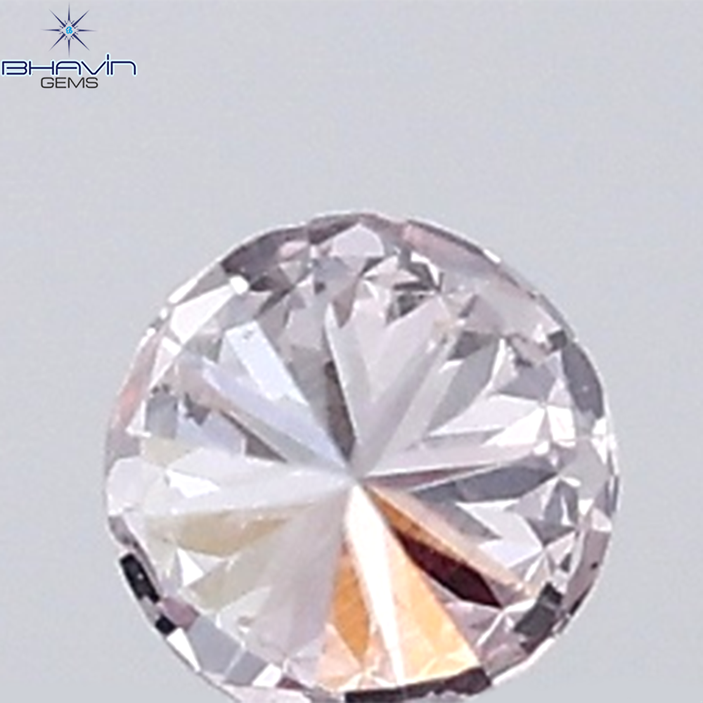 0.03 CT Round Natural Diamond Pink (Argyle) Color VS-SI Clarity