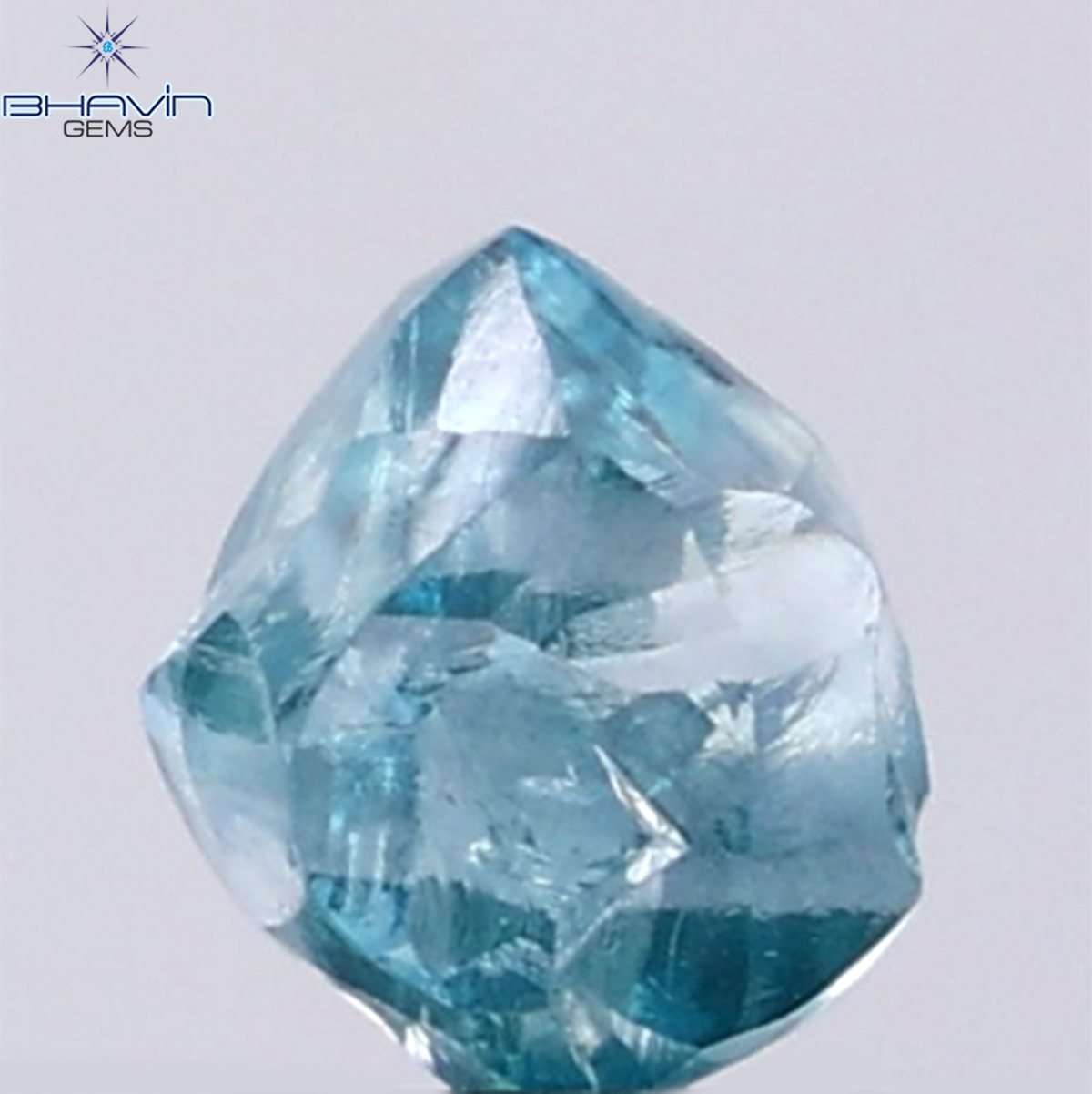 0.49 CT ラフシェイプ ナチュラル ダイヤモンド ピンク色 I3 クラリティ (4.90 MM)