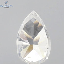 0.25 CT Pear Shape Natural Diamond White Color SI2 Clarity (4.72 MM)