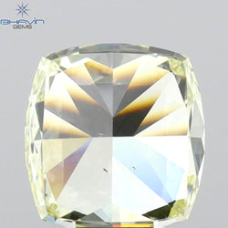 GIA Certified 1.20 CT Cushion Diamond Natural Yellow Color VS2 Clarity (5.97 MM)