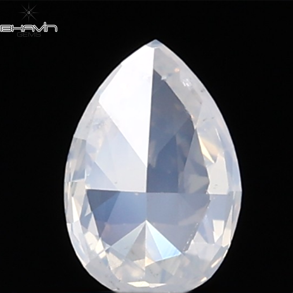 0.29 CT ペアシェイプ ナチュラル ダイヤモンド グリーン (カメレオン) カラー VS1 クラリティ (5.89 MM)