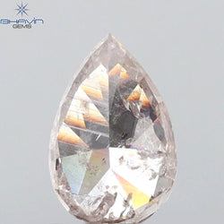 GIA Certified 1.01 CT Pear Diamond Pinkish Brown Color Natural  Diamond (7.88 MM)