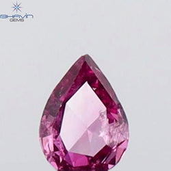 0.04 CT Pear Shape Natural Diamond Pink Color SI1 Clarity (2.67 MM)