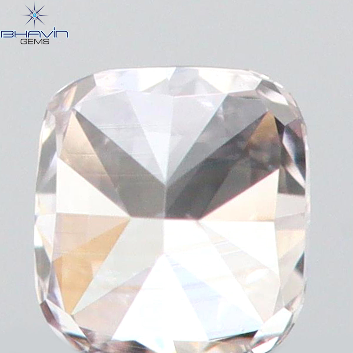 0.05 CT クッションシェイプ 天然ダイヤモンド ピンク色 I1 クラリティ (2.11 MM)