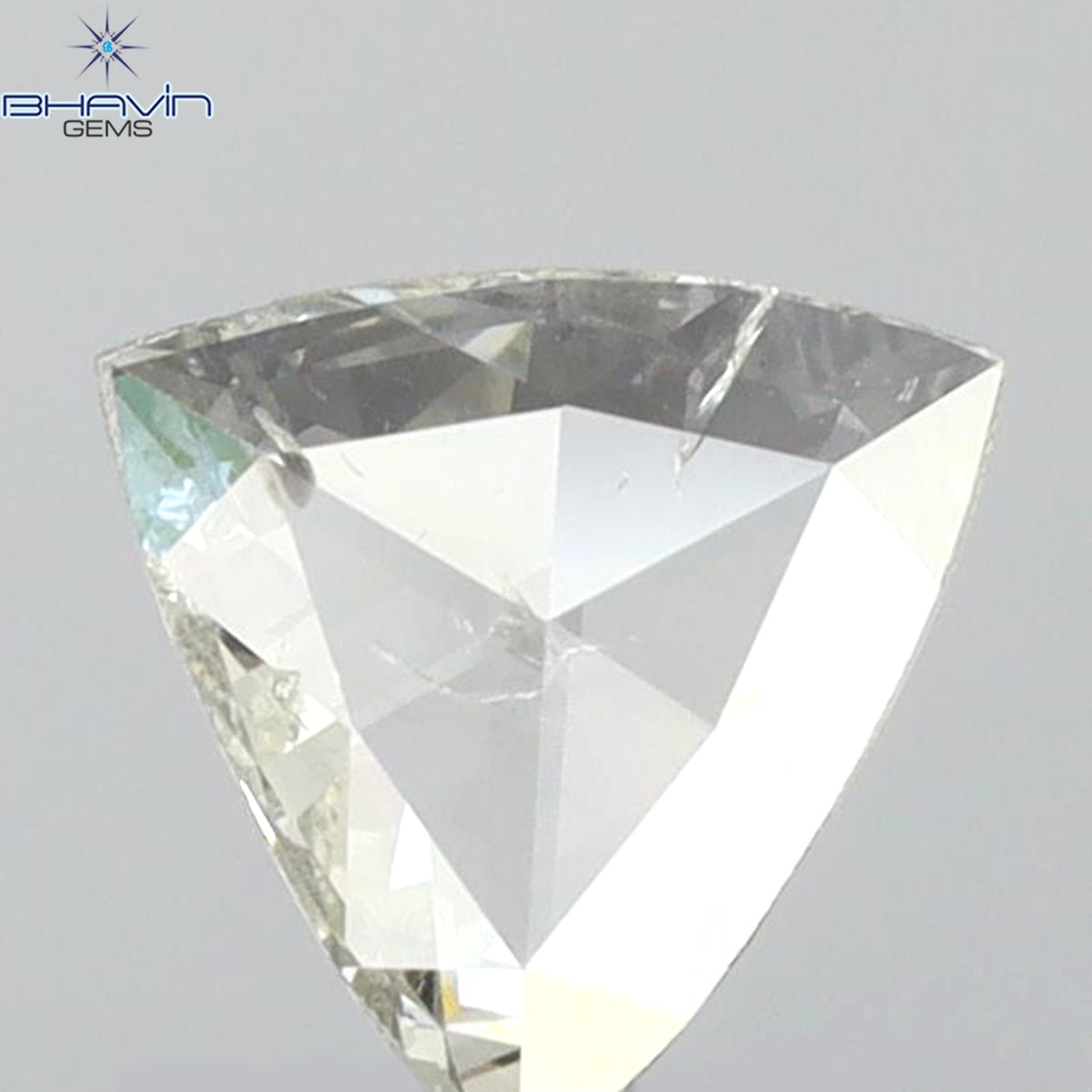 0.33 CT Natural Triangle Diamond White Color Clarity SI2 (6.45 MM)