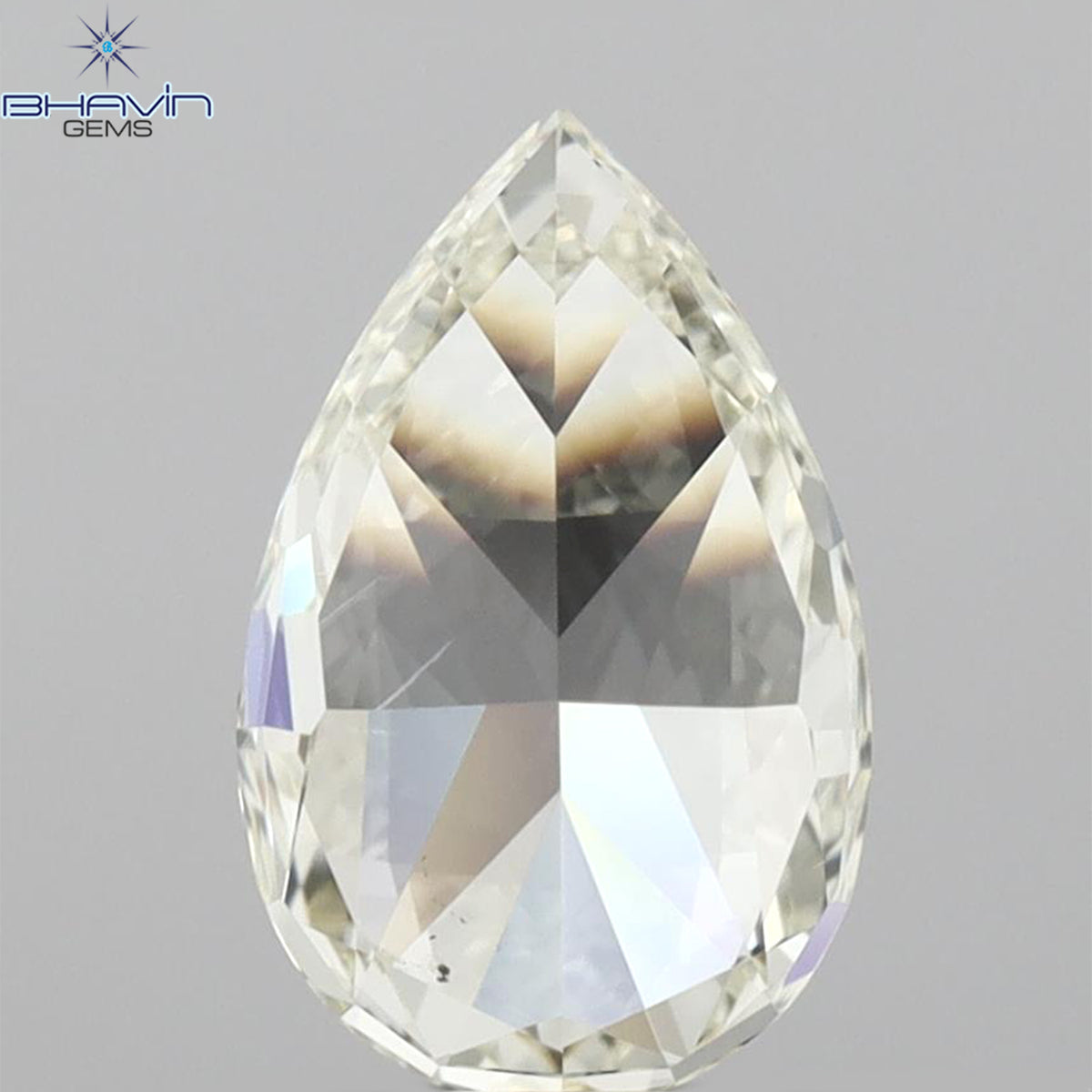 GIA Certified 1.13 CT Pear Natural Diamond Yellow Color SI2 Clarity (10.25 MM)