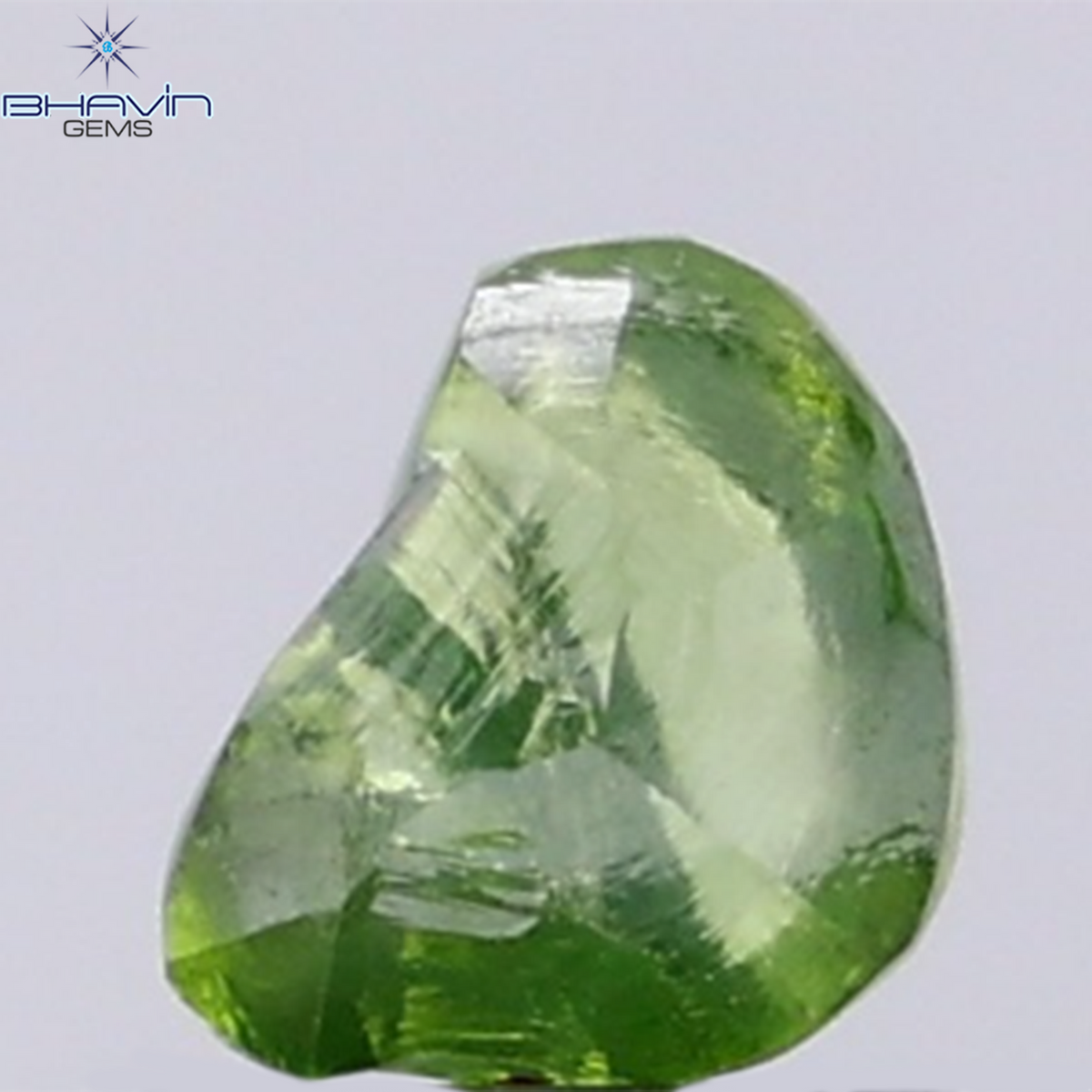 0.49 CT ラフシェイプ ナチュラル ダイヤモンド ピンク色 I3 クラリティ (4.90 MM)