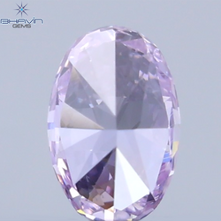 0.08 CT Oval Diamond Natural Pink Color VS1 Clarity (3.50 MM)