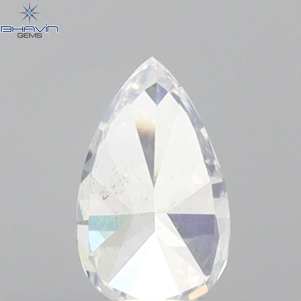 0.29 CT Pear Shape Natural Diamond White Color VS2 Clarity (5.10 MM)