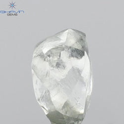 0.57 CT Rough Shape Natural Diamond White Color VS1 Clarity (5.22 MM)
