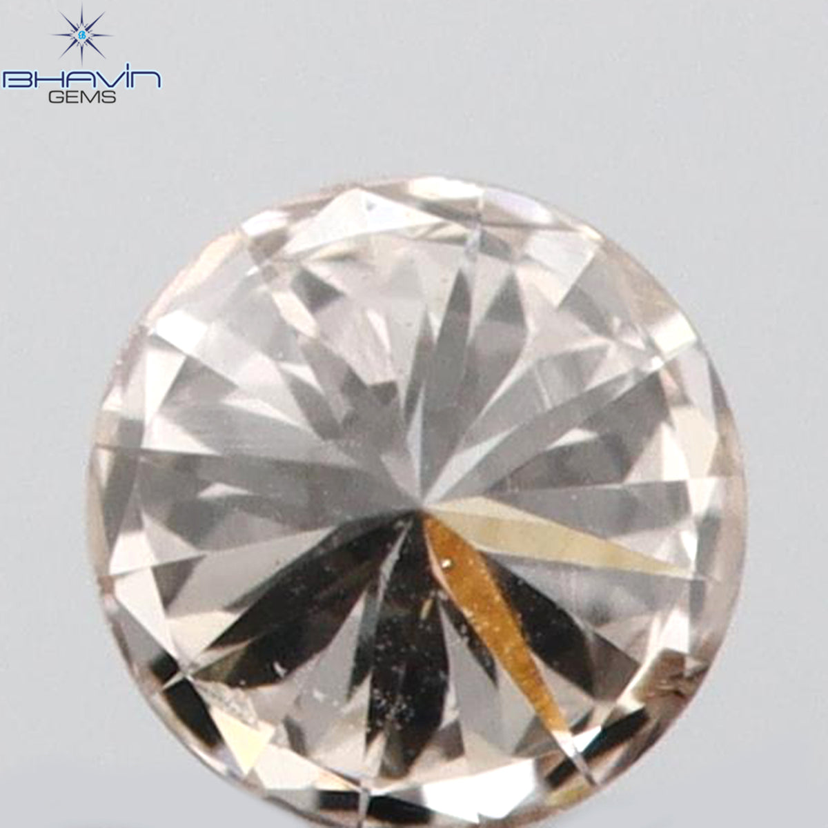 0.04 CT Round Shape Natural Diamond Pink (Argyle) Color VS2 Clarity (1.91 MM)
