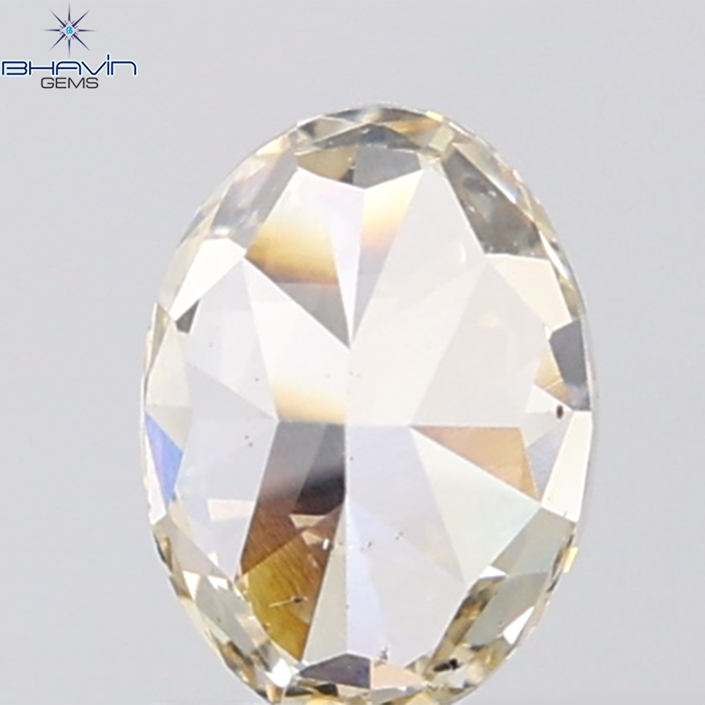 1.10 CT Oval Diamond Natural Brown Color SI1 Clarity (7.27 MM)