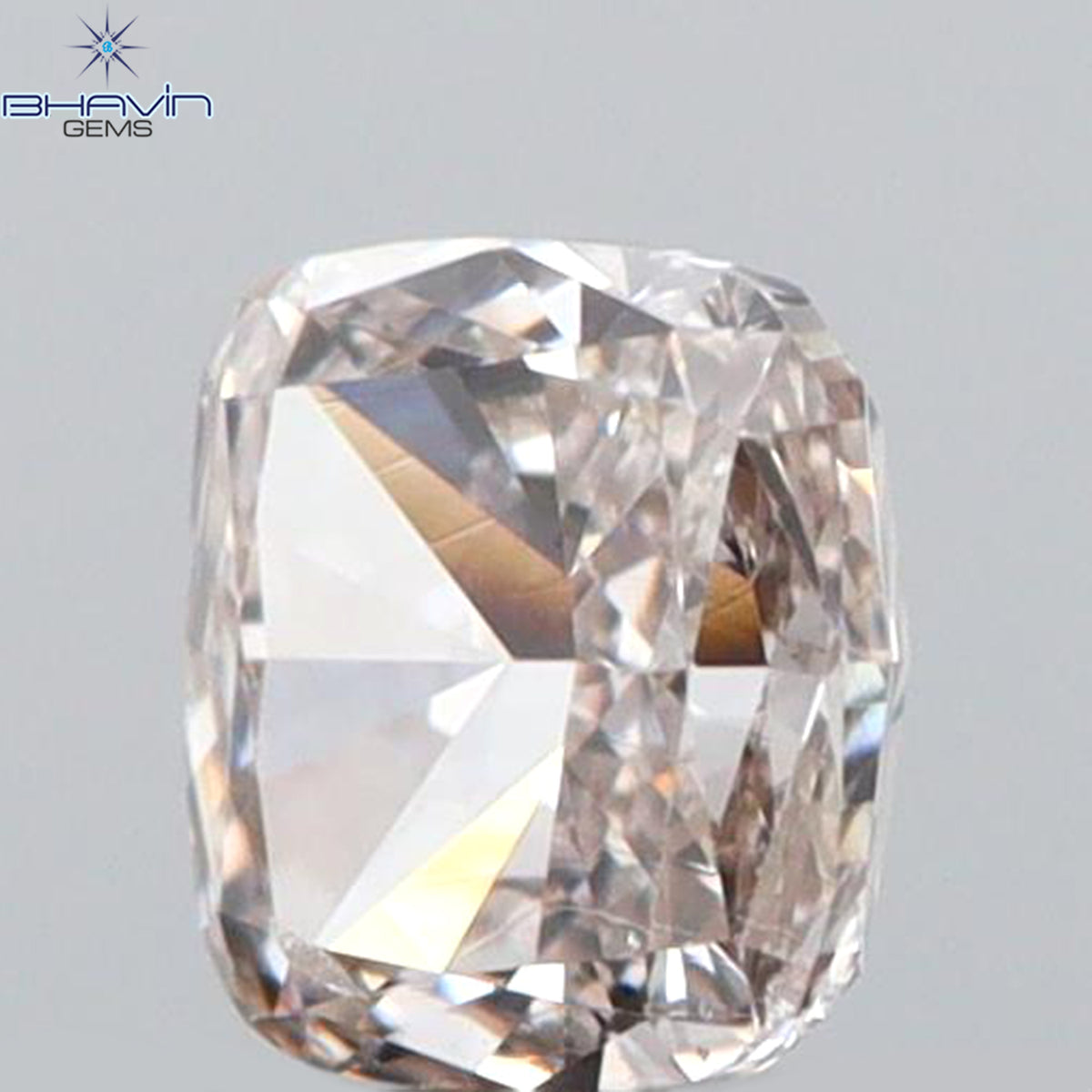 0.05 CT クッションシェイプ 天然ダイヤモンド ピンクカラー VS2 クラリティ (2.28 MM)