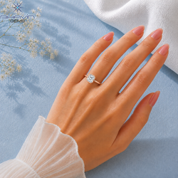 Asscher Cut Bezel Set Solitaire Engagement Ring in Rose Gold