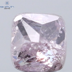 0.20 CT Radiant Diamond Natural Pink Color I3 Clarity (3.06 MM)
