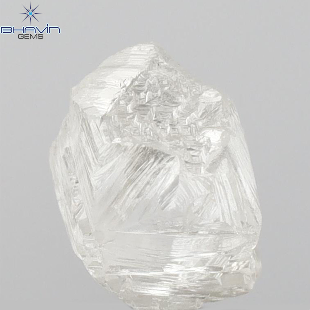 0.90 CT ラフ シェイプ ナチュラル ダイヤモンド ホワイト カラー VS1 クラリティ (5.95 MM)